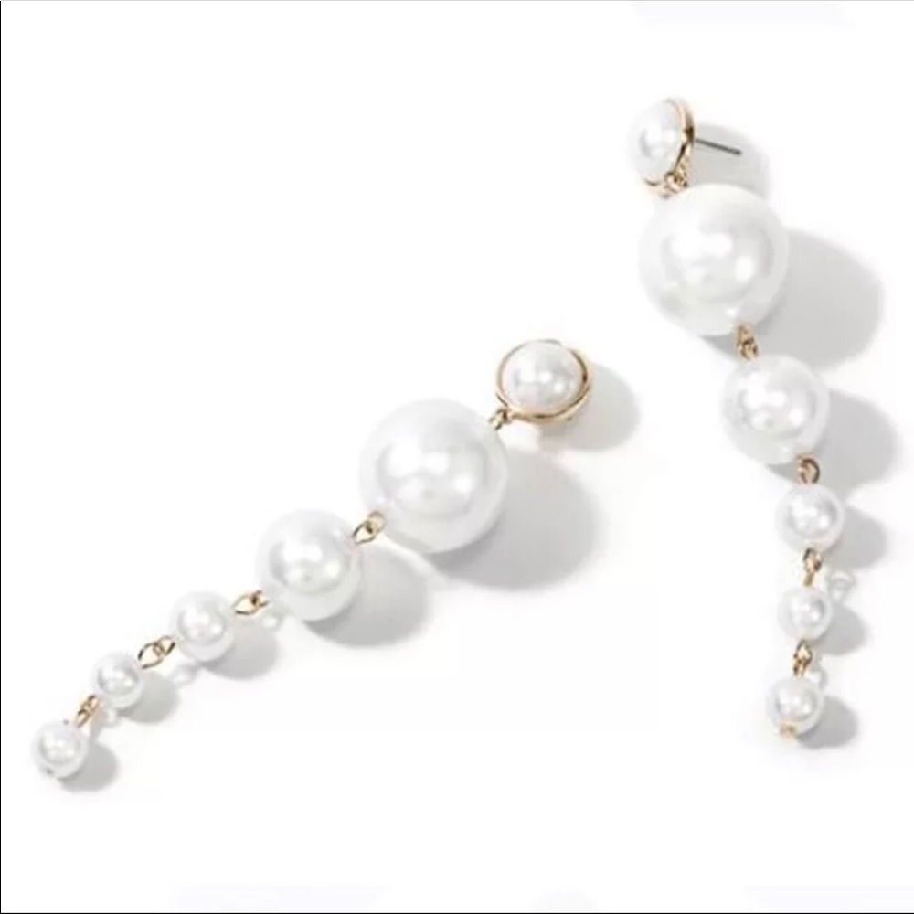 Zara Pearl Drop Earrings - Picture 5 of 5